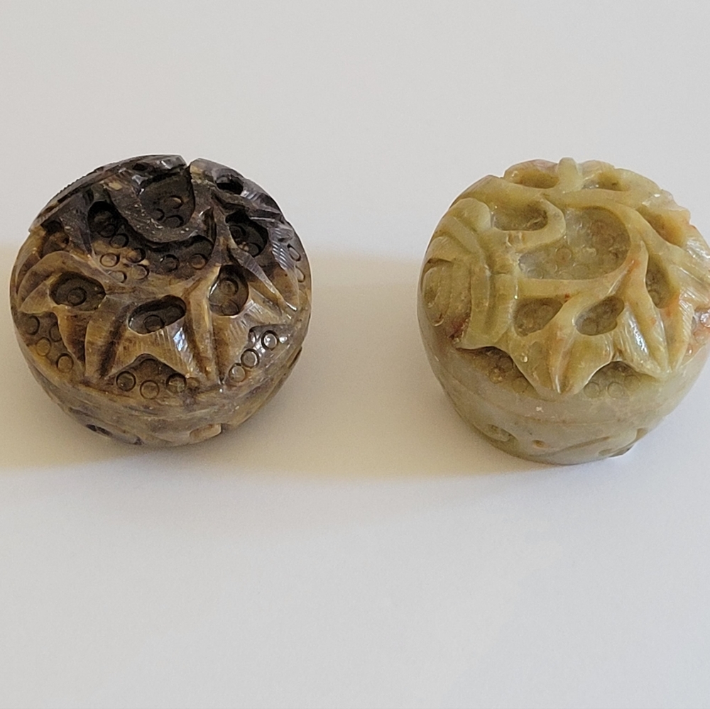 Mini Handcrafted Stone Jewelry Boxes